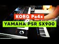Korg Pa4x vs Yamaha PSR SX900 Voice Comparison
