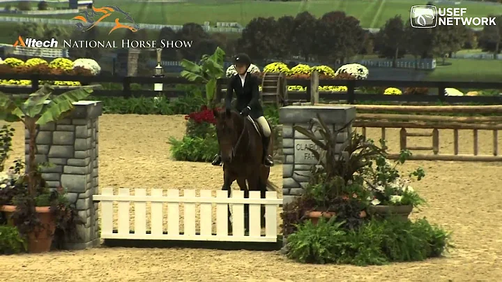 Lillie Kennan wins the ASPCA Maclay Finals at #All...