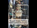 Mercury outboard trigger testing while mounted on engine