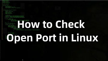 How to check port status in Linux?