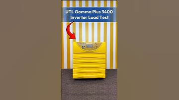 Utl Gamma Plus 3400 Inverter Load Test | Inverter Se Ac Kaise Chalaye | Best Solar Inverter For Home
