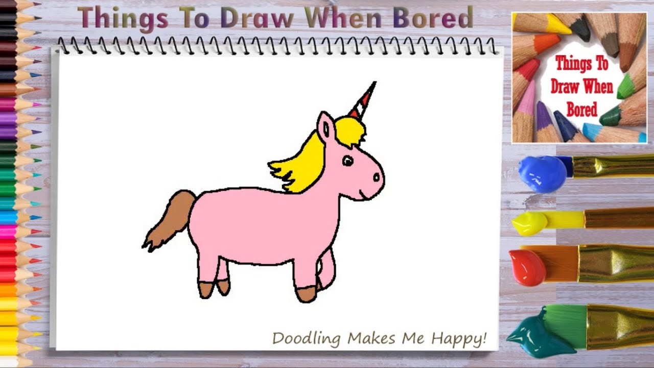 How To Draw A Simple Unicorn ( How To Draw A Unicorn ) | How To Draw A