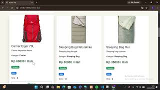 Aplikasi CampEase - Sistem Penyewaan Alat Camping Berbasis Web | Django & MySQL | UAS PBO Lanjut