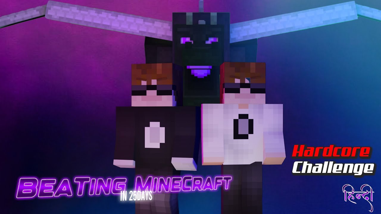 We Beat Minecraft in 25Days | Hindi | DDBROTHERS