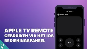 Mini screencast: Apple TV afstandsbediening toevoegen aan het Bedieningspaneel