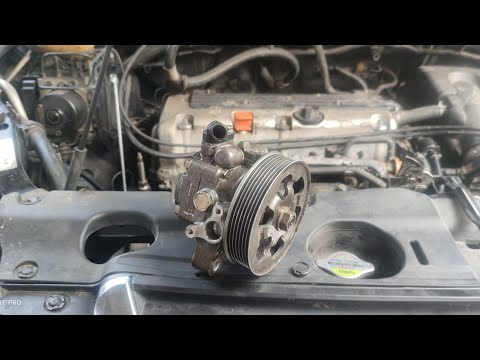 power steering leak | how to repair power steering pump honda crv