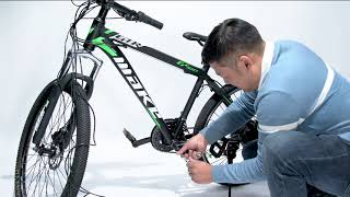 how to DIY your electric bicycle (CSC ebike conversion kits Rear wheel installation video)