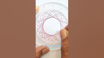 Learn Design with Spirograph Easily Part 5 #art #drawing #artanddesign #mandala #satisfying #diy