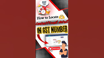 How to find Company Phone number and Email id using GST number |#shortsyoutube #company #phone #gst