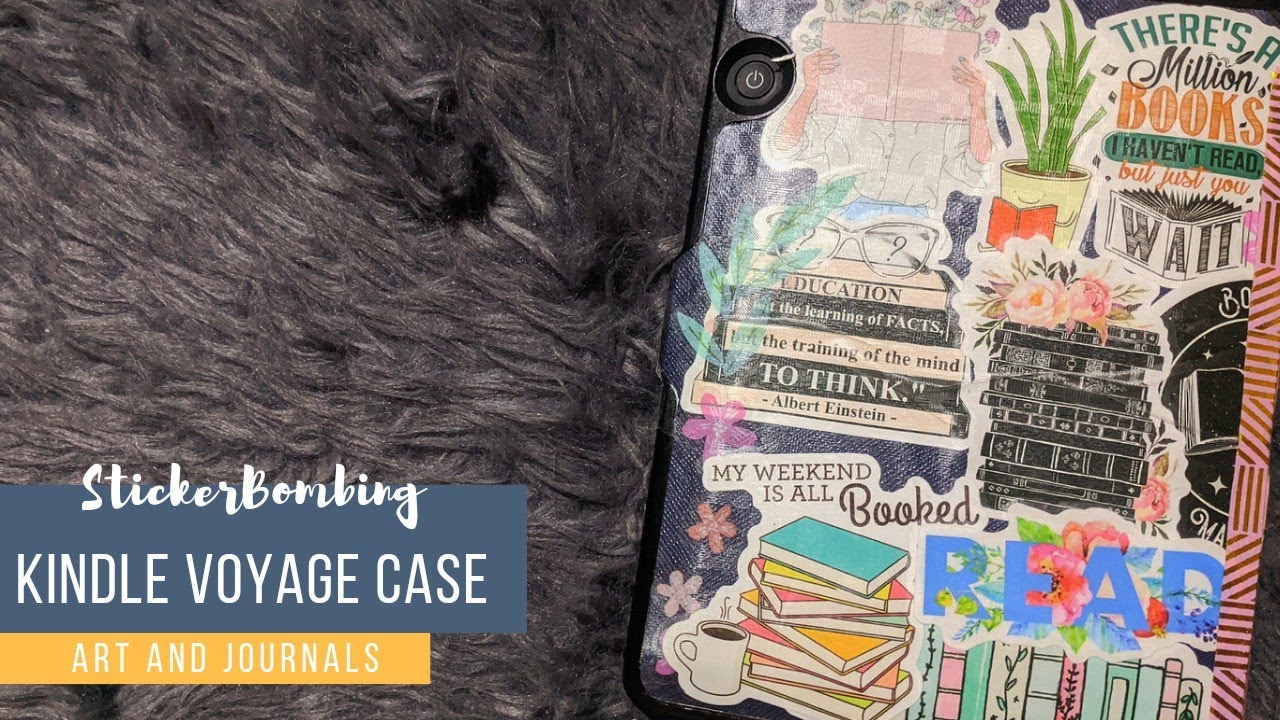 Decided to try out the clear Kindle case and decorate with stickers look 📚  Should I add popsocket? : r/kindle