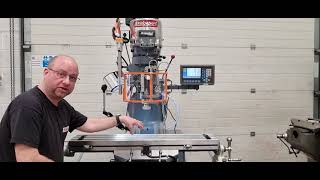 Bridgeport milling machine demo