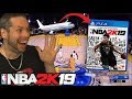 I PLAYED NBA 2K19 EARLY! VISITING 2HYPE HOUSE! VLOG!