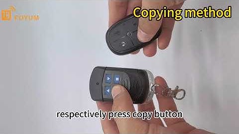 FDALK01EN FACE TO FACE Remote Control Duplicator Replacement OPERATION