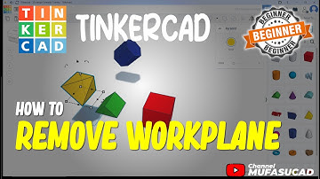 TinkerCAD How To Remove Workplane