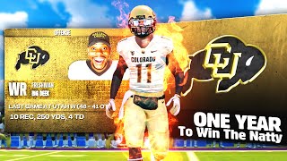 I Have ONE SEASON To SAVE Colorado!... NCAA 14 Road To Glory #2