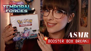 ASMR 🌌 A Cozy Pokémon Card opening ((Temporal Forces Booster Unboxing)) For Sleep & Relaxation