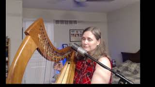 Life Goes On | Ed Sheeran | Harp and Vocal Cover