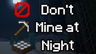 Don't Mine at Night but every line of the song is a Minecraft item