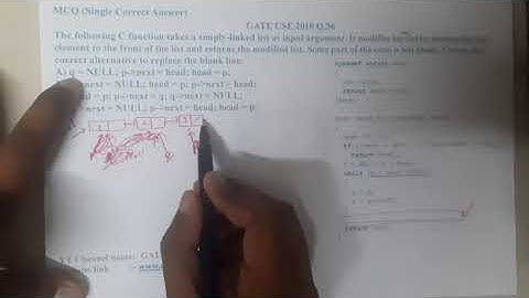 GATE CSE 2010 Q 36 || Linked Lists ||Data Structure || GATE Insights Version: CSE