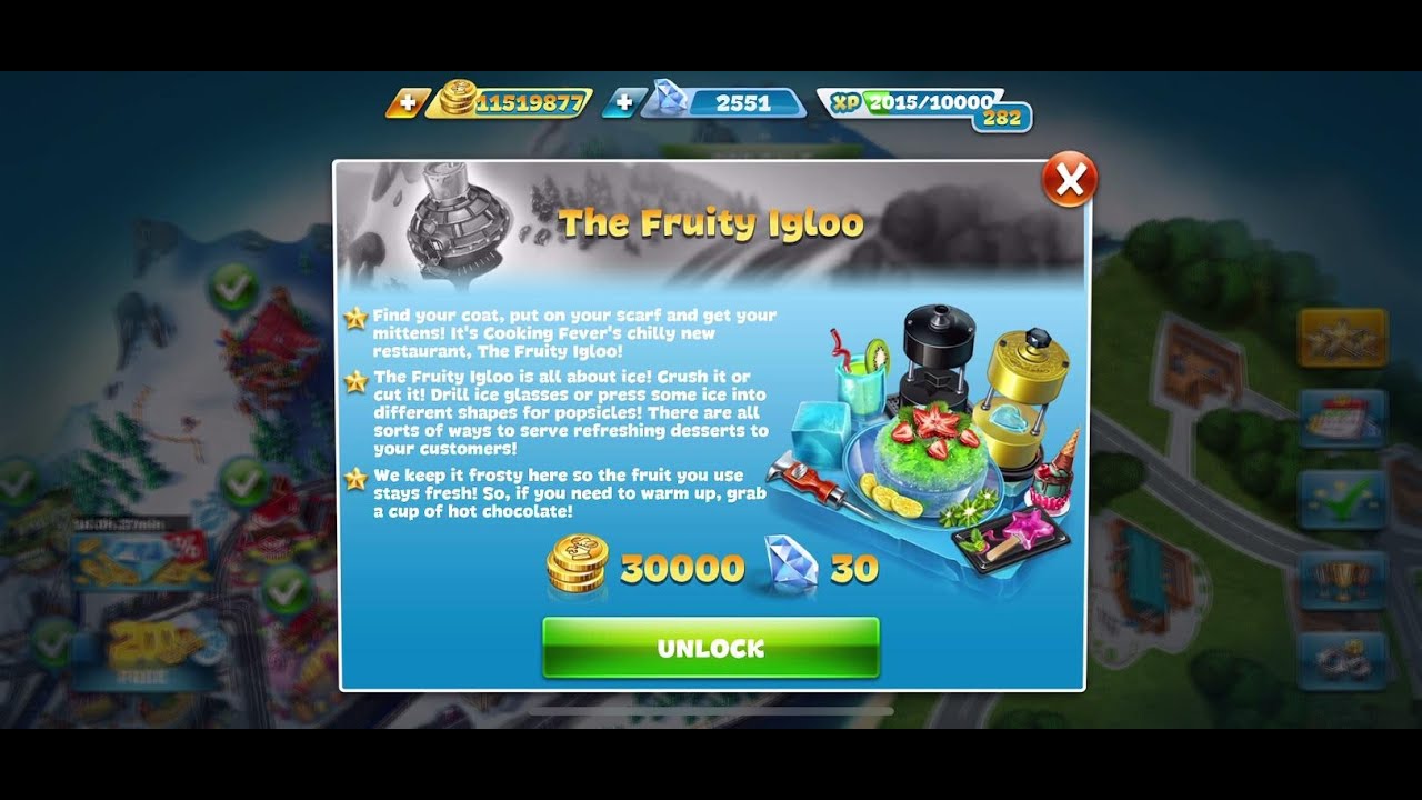Cooking Fever】How to Get Free Gems & Coins (Get 39 Gems & 34,000 Coins in  one day) - YouTube