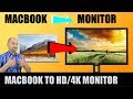 How to Connect an Apple Macbook Air/Pro to an External HD/4K Computer Monitor