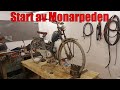 Startar av gammal moped Monarpeden från 1953 efter 4 år