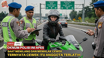 VIRAL ‼️ OKNUM POLISI INI APES SAAT MENILANG DAN MEMALAK SEORANG WANITA ‼️TERNYATA ANGGOTA TERLATIH