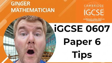 UPDATED iGCSE 0607 Maths Paper 6 Tips For 2025 / 2026