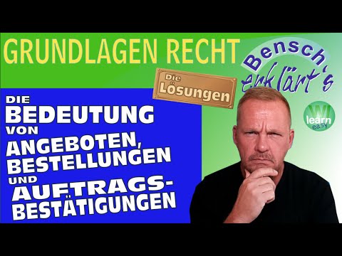 Video: Was bedeutet Auftragsbestätigung?