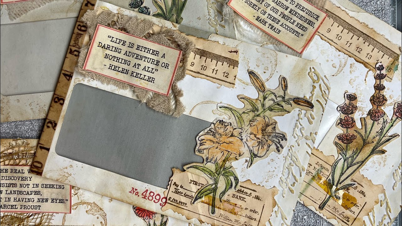 MassMaking für dein Junk Journal  eine Idee von 