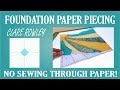 Paper Piecing - No sewing through Paper! Beginner Project. Episode 23