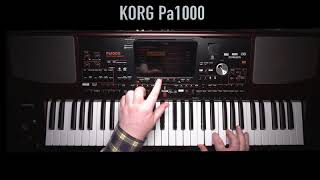 Vignette de la vidéo "Korg Pa1000 Impro Demo - LIVE"