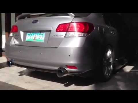2010 Subaru Legacy BM9 HKS legamax premium - YouTube