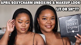 April BOXYCHARM Unboxing & Makeup Look | What did I get? | Lit or Sh*t? | LQLove