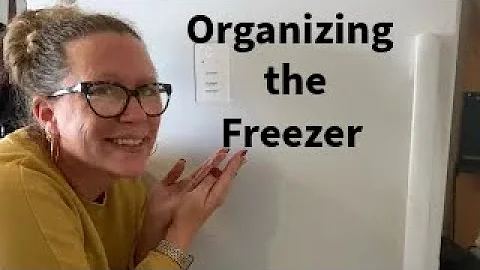 Organizing the freezer 😳 #organization #freezer