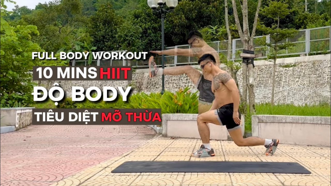 10 Minutes MORNING HIIT WORKOUT To BURN FAT ( No Equipment ) - YouTube