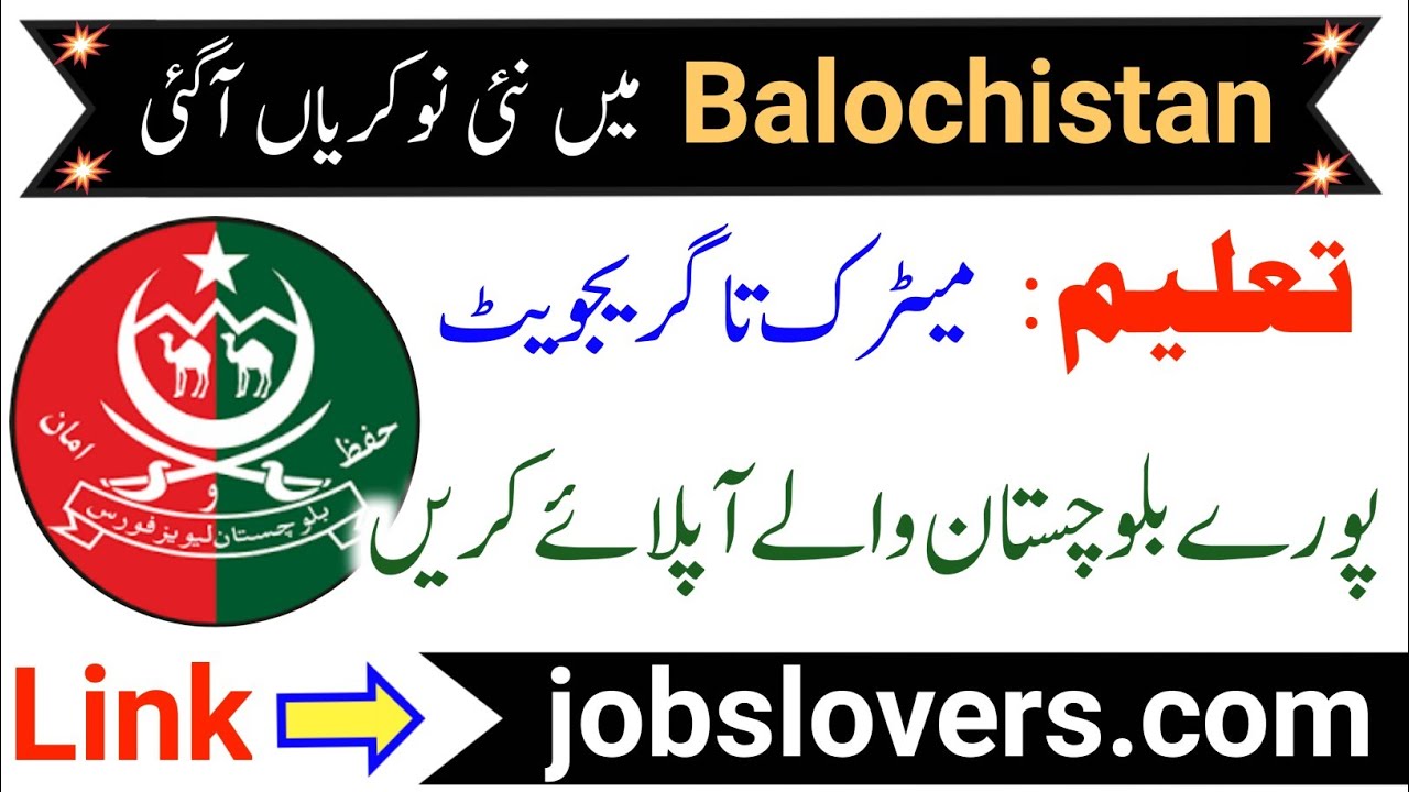 Government Jobs In Balochistan 2022 | Latest Jobs In Balochistan 2022 | New Jobs In Balochistan 2022