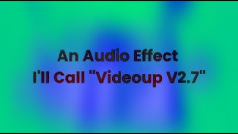 An Audio Effect I