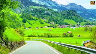 Switzerland 🇨🇭 Simmental Region: Swiss Countryside with Farms | #swiss #swissview