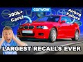 The largest SAFETY recalls for each major car brand! OMG!