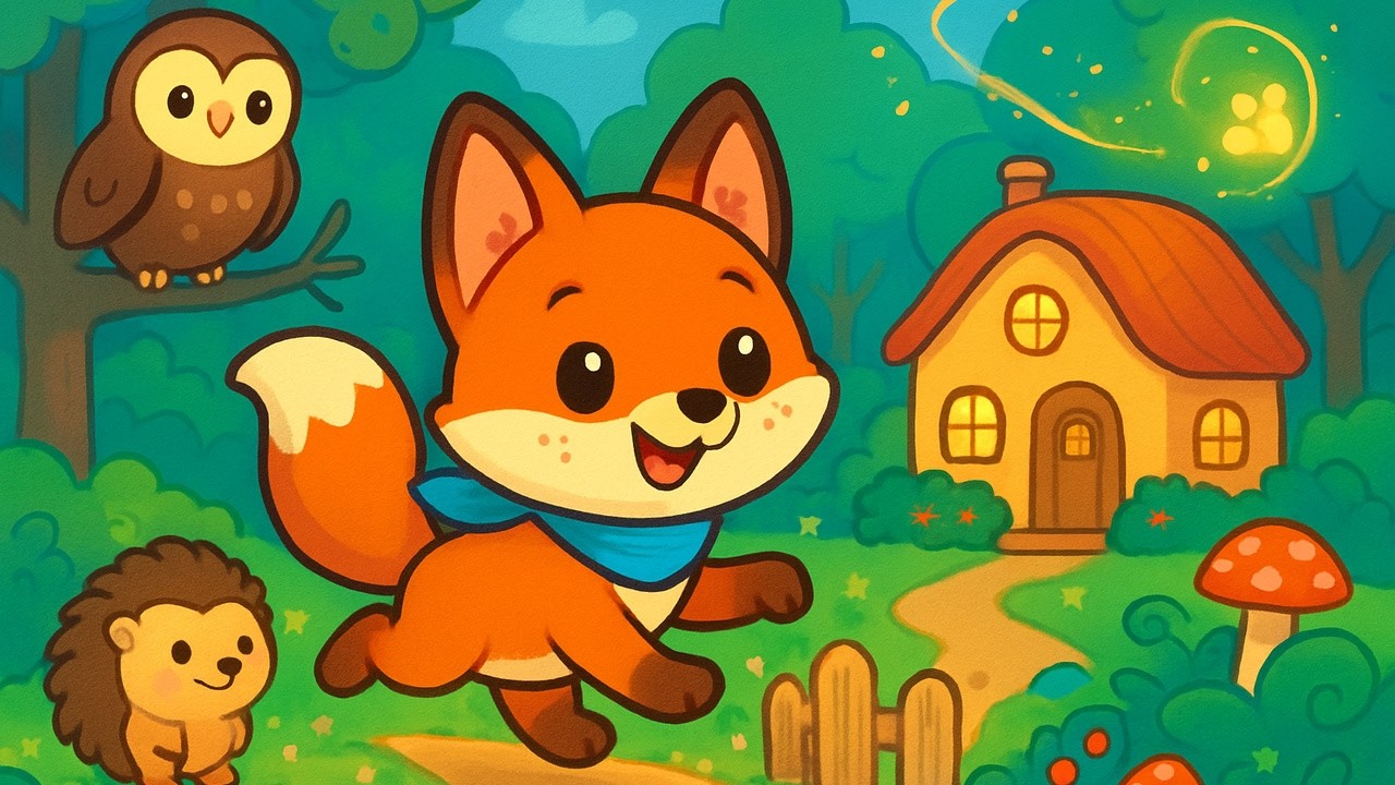 La volpe e le sue avventure nel bosco incantato 🦊🎶