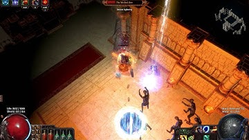 Gellig Mortezzah- Path of Exile level 71 Temple The Wicked One melee facetank