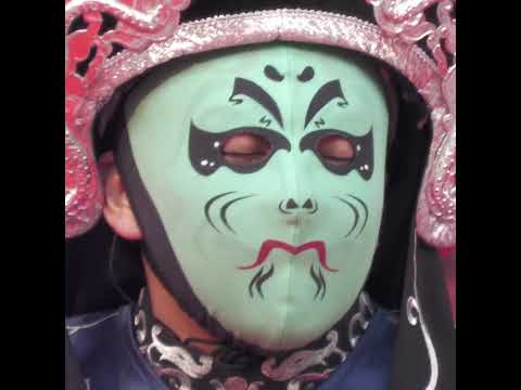 長崎燈會2025 変面師 京介 演技 新地中華街会場