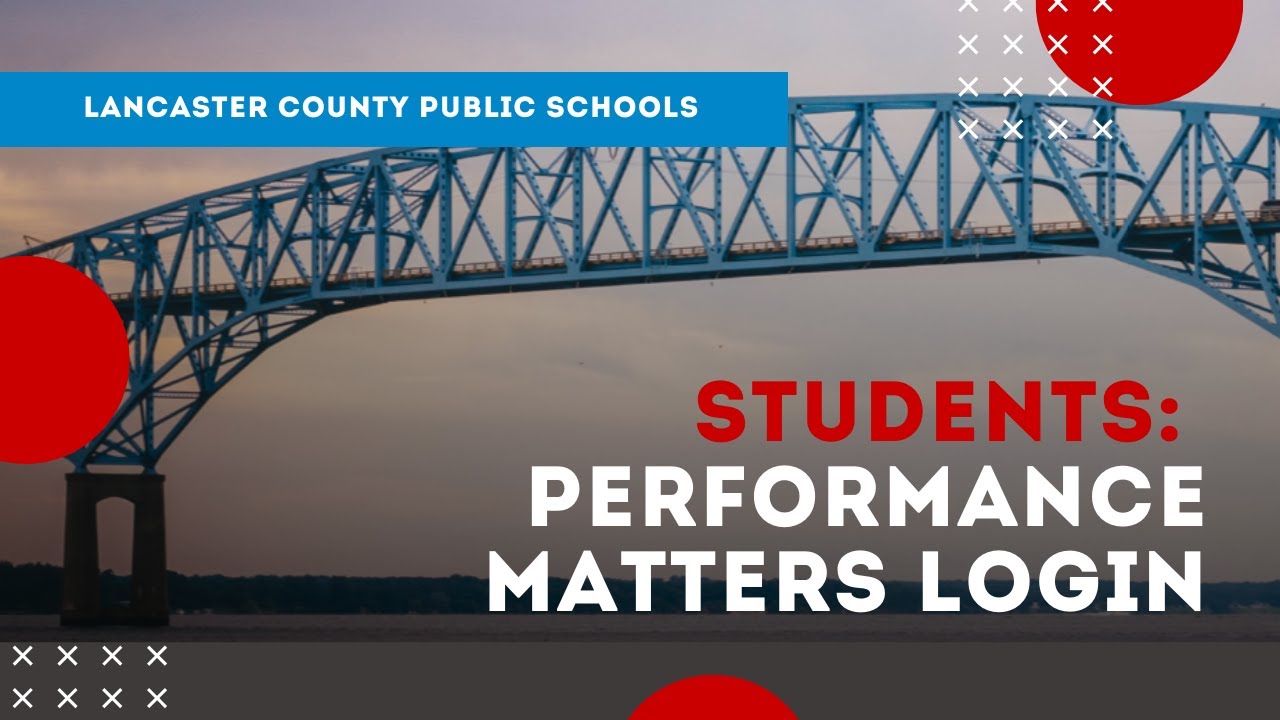 Students: Performance Matters Start Screen - YouTube