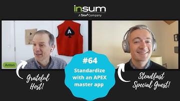 APEX Instant Tips #64: Standardize your APEX Apps with an APEX Master App
