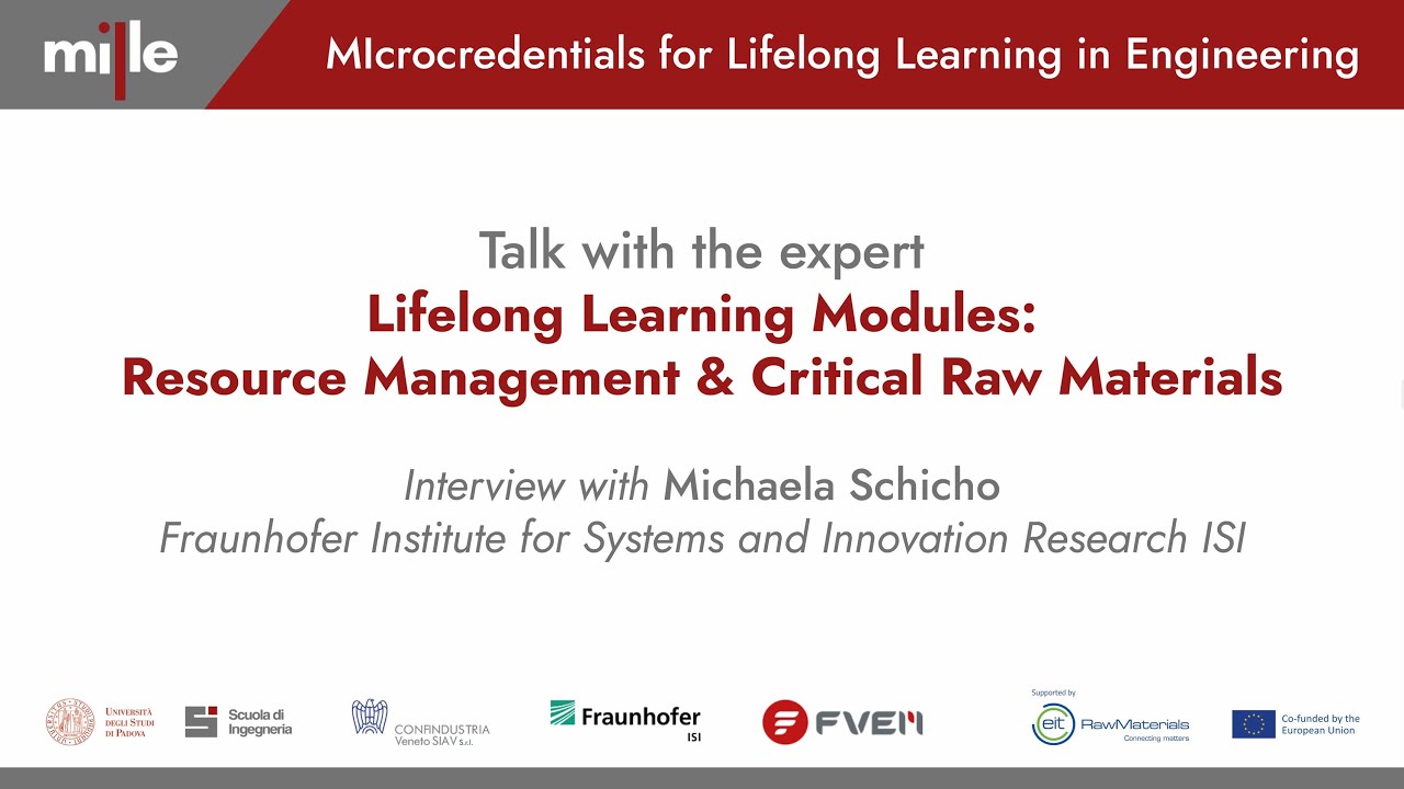 MILLE - Resource Management & Critical Raw Materials - YouTube