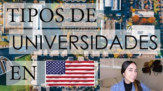 TIPOS DE UNIVERSIDADES EN ESTADOS UNIDOS | LAS 4 CATEGORIAS MAS COMUNES Y COMO DIFERENCIARLAS