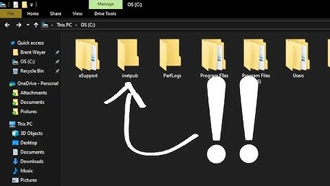 Microsoft INSISTS do Not Delete "inetpub" Folder on Windows 10/11! Releases Script to Restore it!