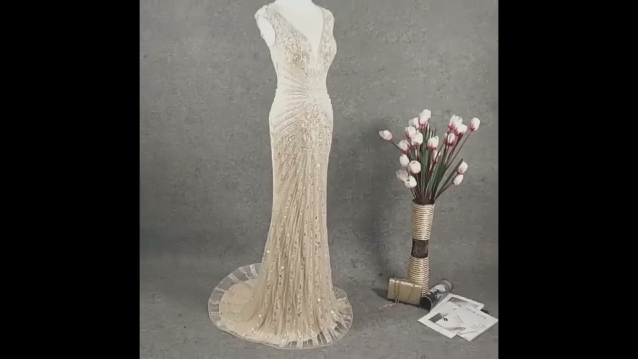 Chic Beautiful Champagne Evening Dresses 2019