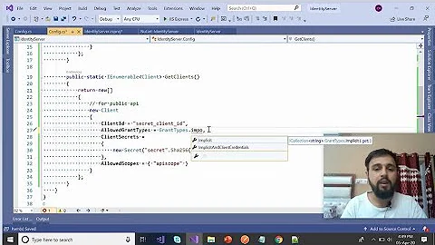 Create Identity Server 4 in .net core to secure Public microservices